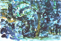 Am Wall Höxter 9, Aquarell